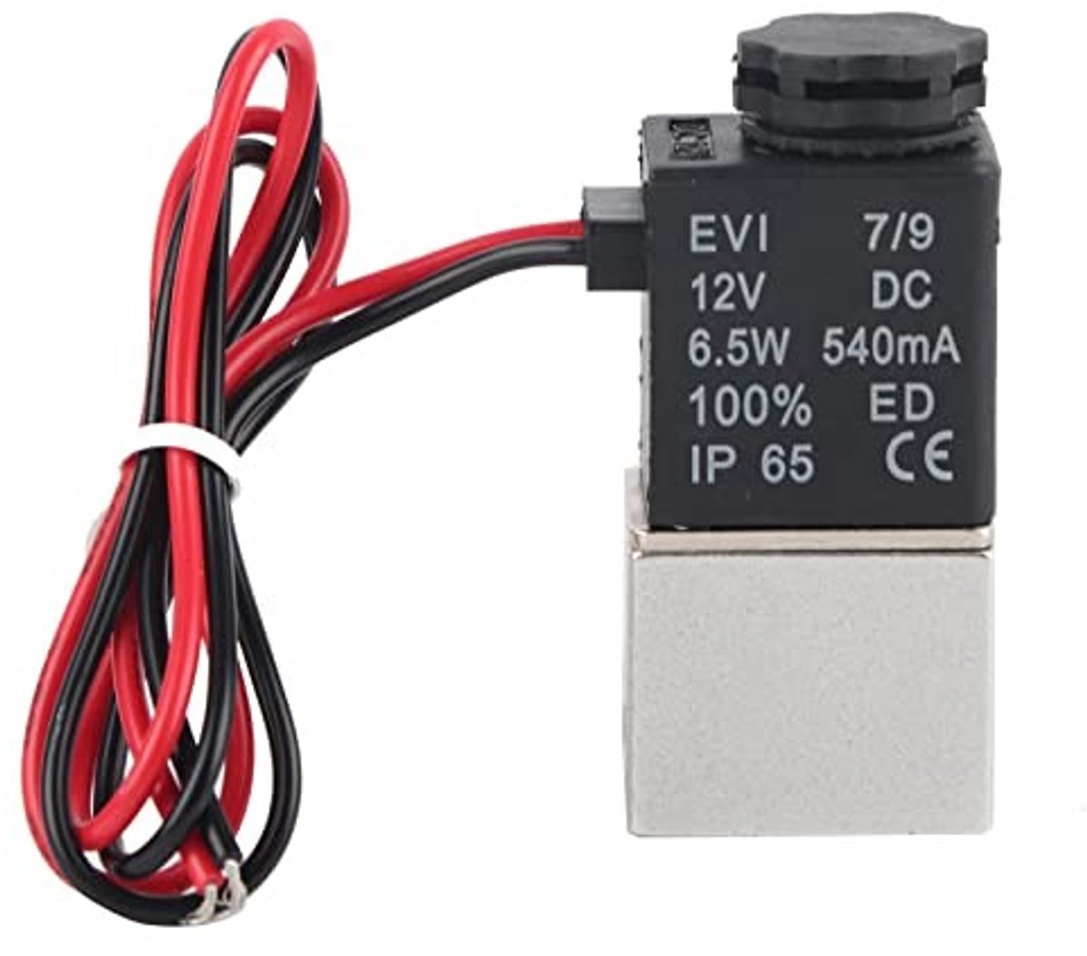 Dailygoods - Elektromagnetische Ventiel - 2-Weg Solenoïde Ventiel DC12V - Betrouwbare werking - Geschikt voor verschillende toepassingen - Hoogwaardig