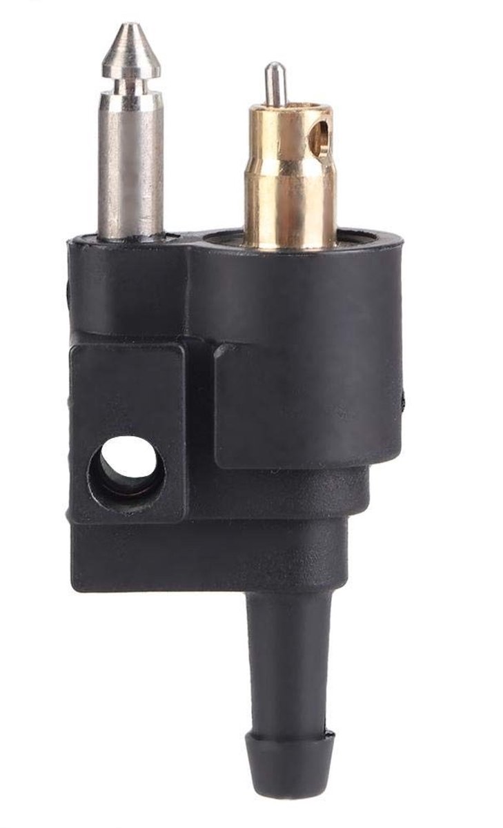 Dailygoods - Brandstof Tank Connector - Mannelijke Connector - Eenvoudige installatie - Zwart - Buitenboordmotor - Ondersteuning voor onderhoud - Gesc