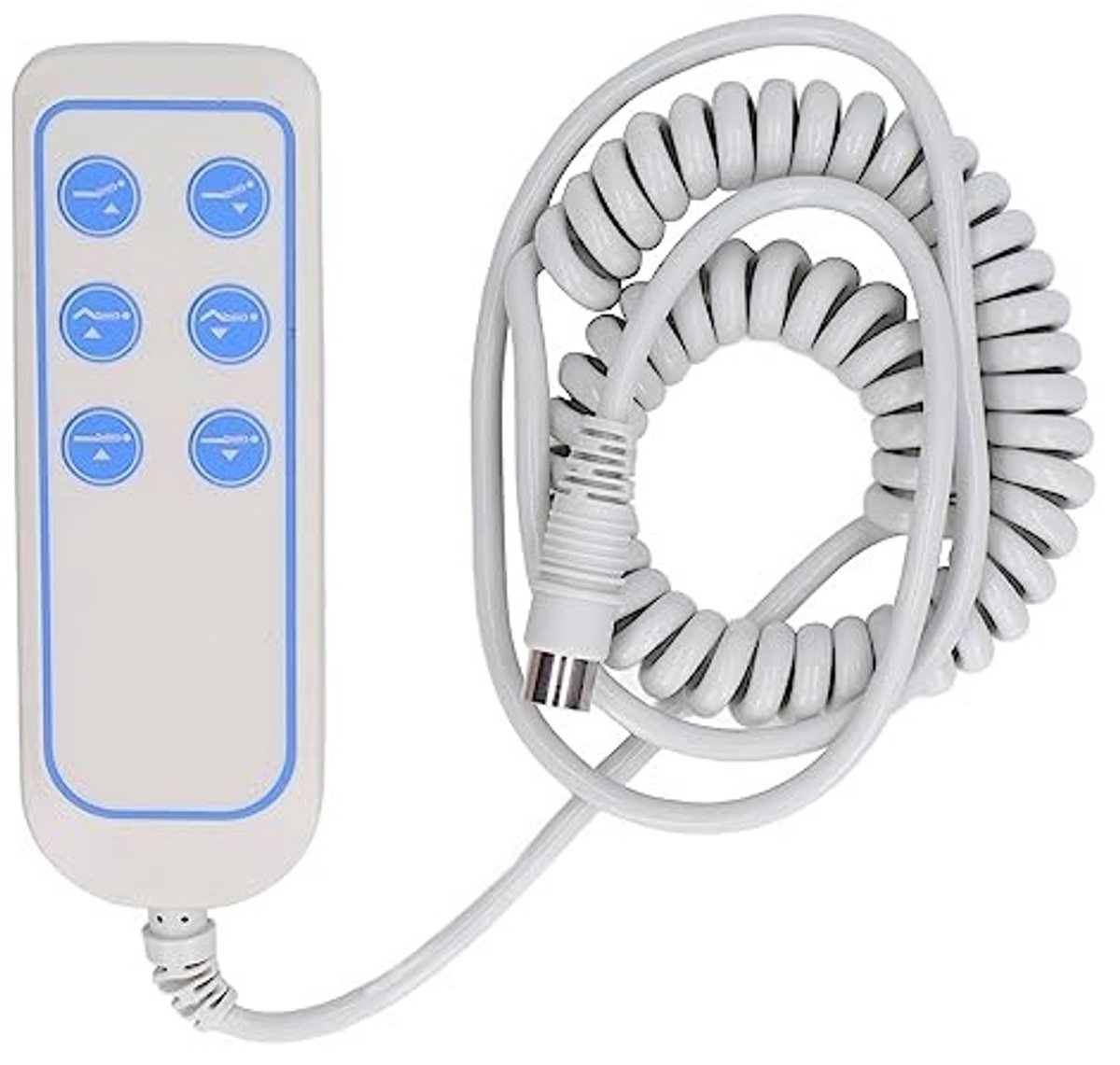 Dailygoods - Elektrische Bedcontroller - Waterdichte Handbediening - Slijtvast PVC - Voor Liftstoelen en Fauteuils - 8-pins Controller - Geschikt voor