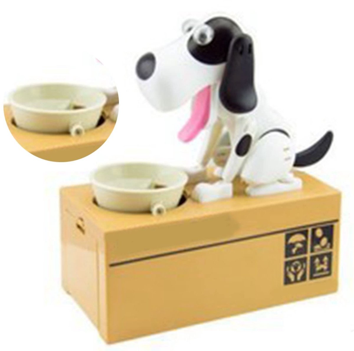 NTH products- Hond Spaarpot Groot - Spaarvarken Dier - Schattige Puppyvorm - Geldbesparende Bank - Decoratief Ornament - Grote Opbergruimte
