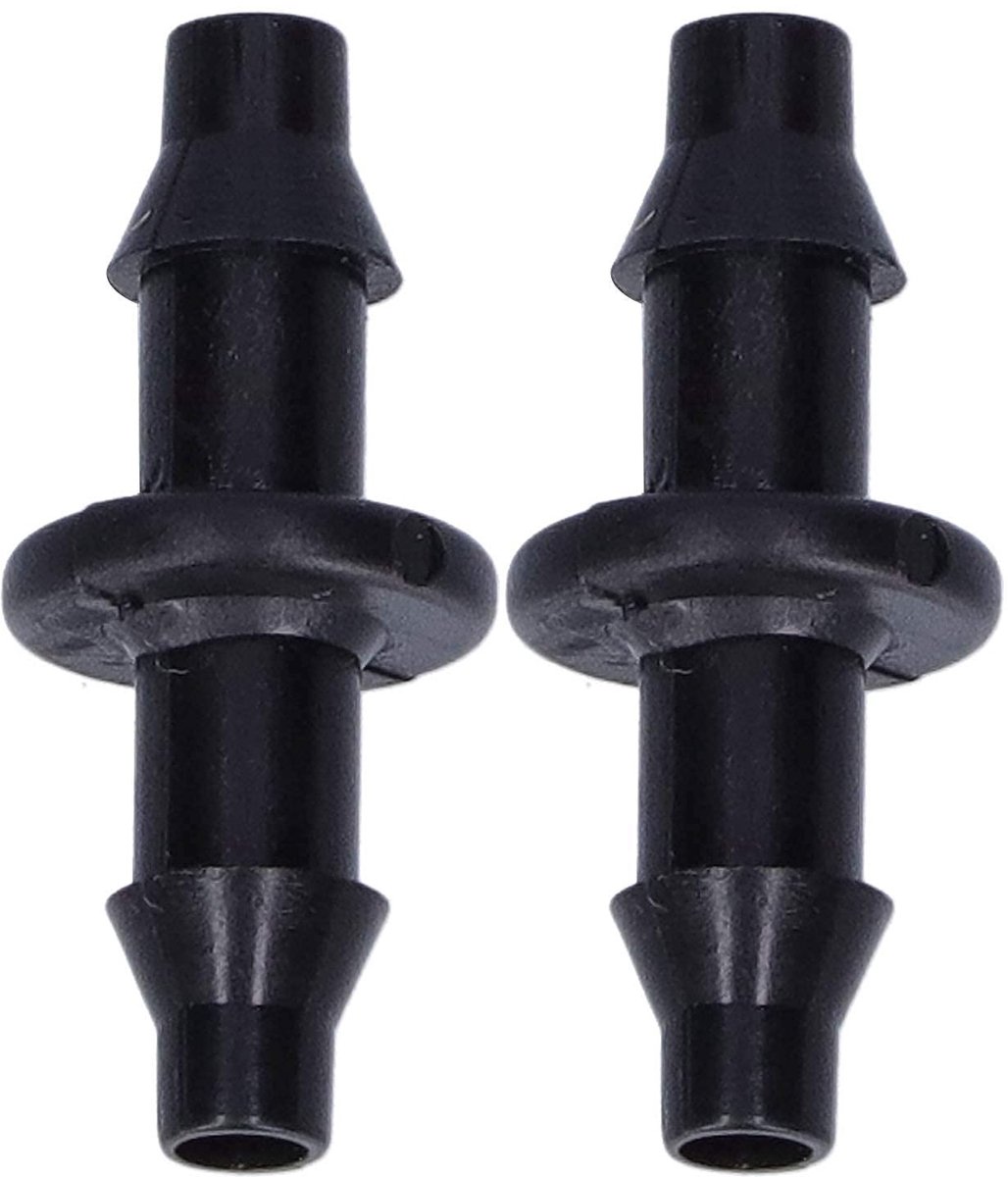 MTTproducts- Slangconnectoren 100 Stuks - 2-Weg Slangconnector - Drip Irrigatiesysteem - ABS Materiaal - 4/7 Slang Aansluiting - Geschikt voor Tuinen en Gewassen - Tuinslangconnector
