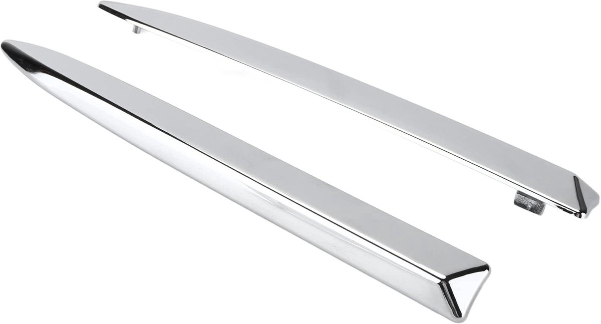 MTTproducts- Voorbumper Bovenste Sierlijst - Vervanging 500 (312) 2007-2015 - Duurzaam ABS-Materiaal - Chrome-Kleur - Perfecte Montage - OE-Referentienummer 735455041 - Bumpertrim