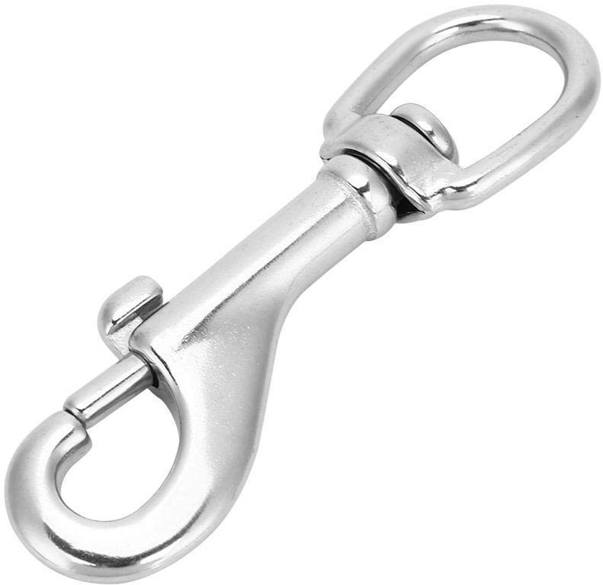 MTTproducts- Karabijnhaak Draaibaar - Roestvrij Staal 316 - Multifunctioneel - 360 Graden Draaibaar - Voor Duikuitrusting - Geschikt voor Binnen/Buiten - Haak