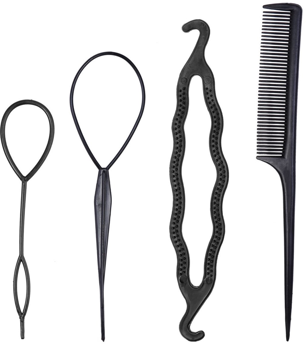 MTTproducts- Haarstylingset Lichtgewicht - Kaphulp - Haartwist/Haarknoop - Haarkam - Duurzaam - Afmetingen 16 x 6 x 2 cm - Haaraccessoire
