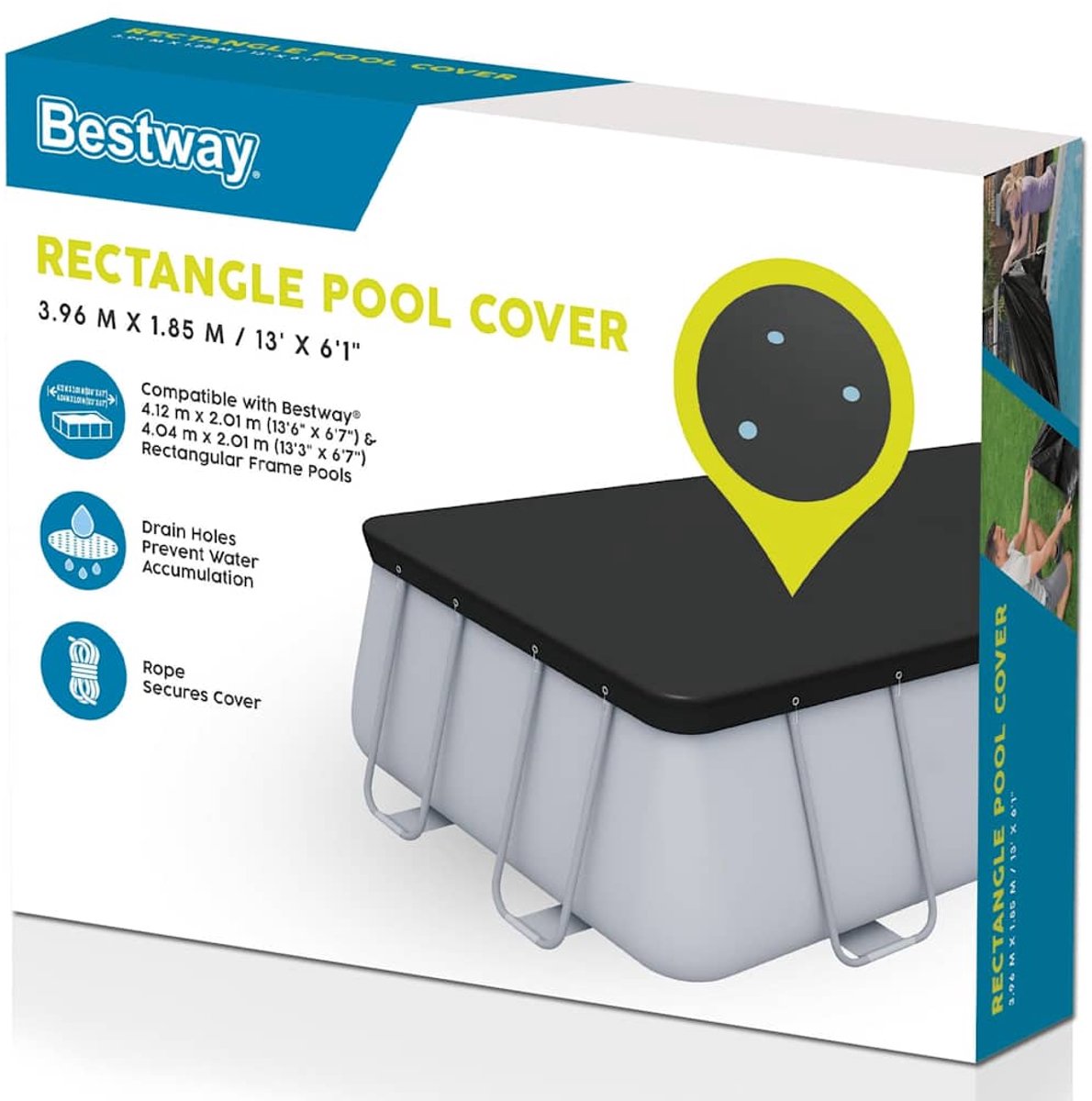 Bestway Flowclear afdekhoes zwembad 404 cm