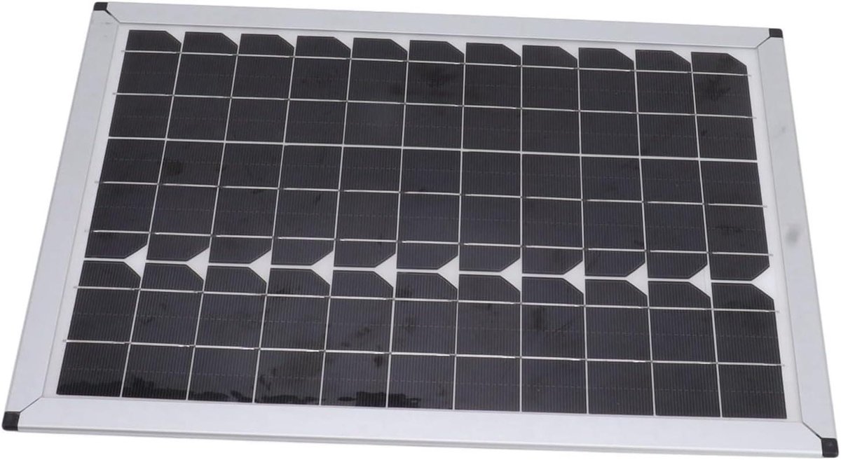 Zonnepaneel 100 Watt - Draagbaar Paneel - Energie Opwekken - Hoge Efficiëntie - 40 x 27.5 cm - Zwart