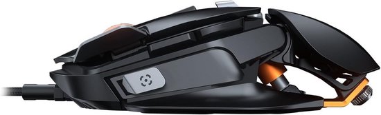 Cougar Dualblader Gaming Muis - 16000 DPI Sensor, Ambidextrous Design, 9 Programmeerbare Knoppen, RGB Verlichting - Zwart — afbeelding 2
