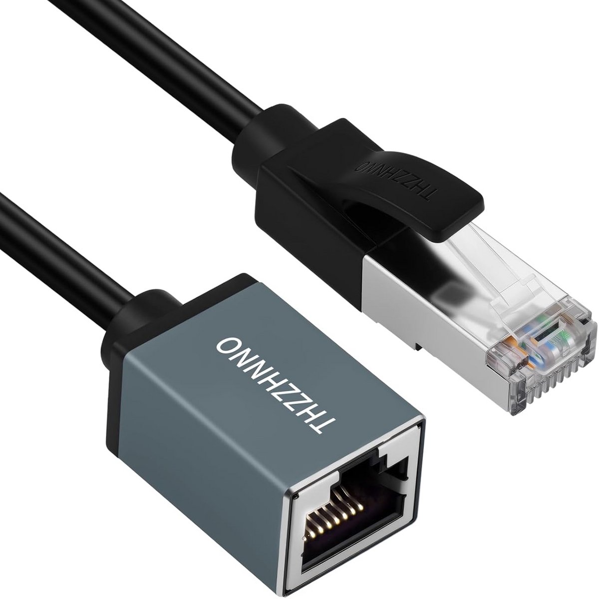 Ethernet Verlengkabel 2 Meter - RJ45 M/V LAN Kabel voor PC, Router, TV - 1000 Mbps Snelheid