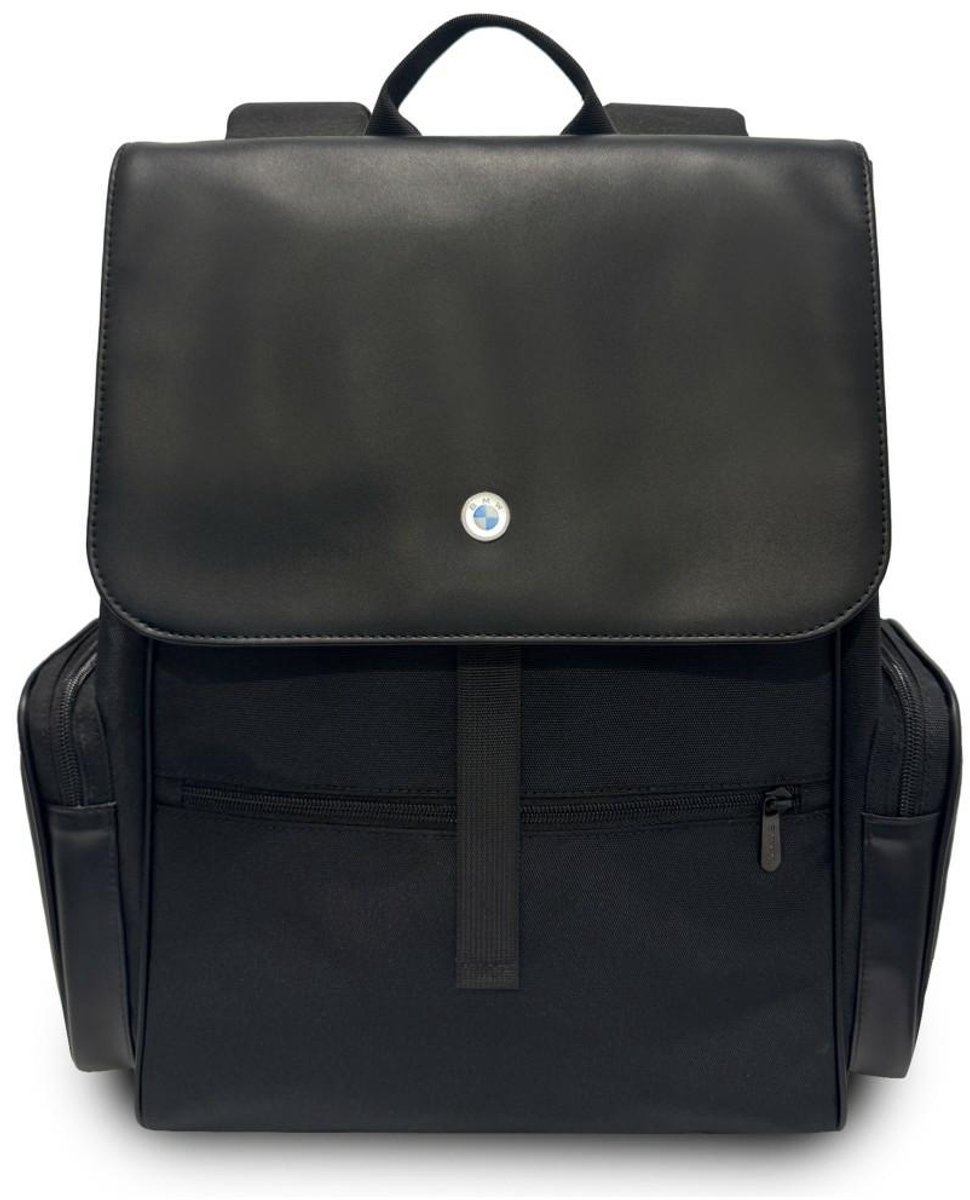Bmw-Rugzak Met Zijvakken Van 38 Cm (15 Inch) Met Metalen Logo Voor Bescherming Van Laptop En Telefoon.