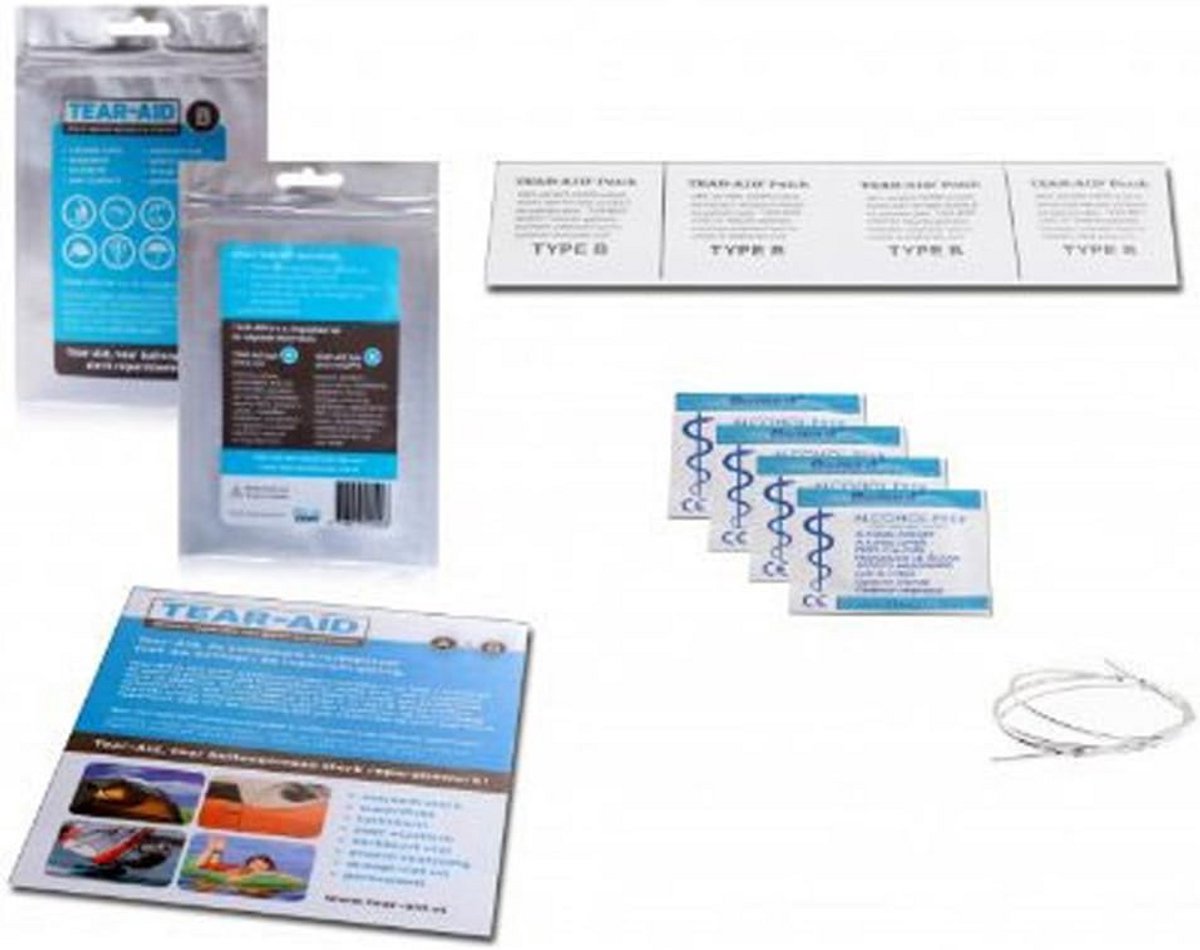 Reparatieset voor vinyl en PVC - zelfklevende waterdichte patches