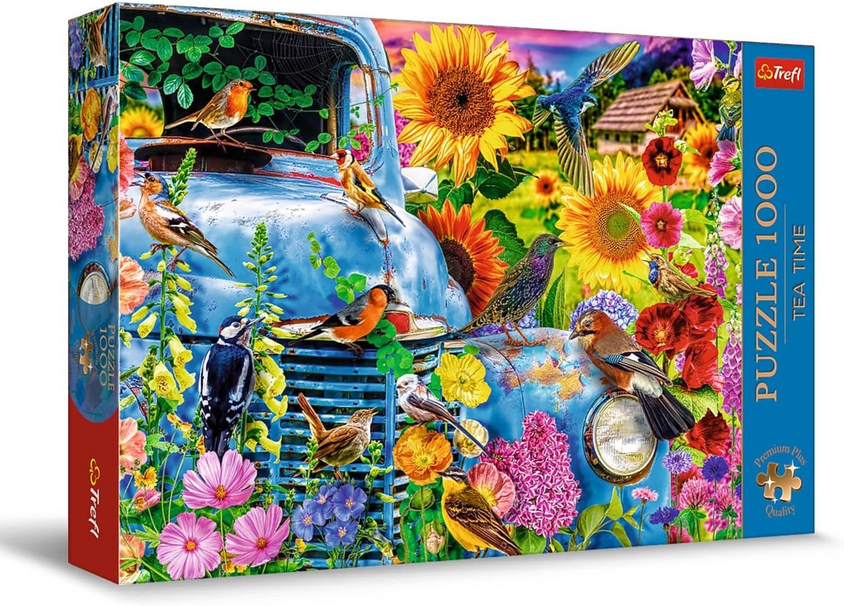 Hoogwaardige Puzzel Thee Tijd: Landelijk Gezang van Vogels - 1000 Stukjes voor Volwassenen en Tieners