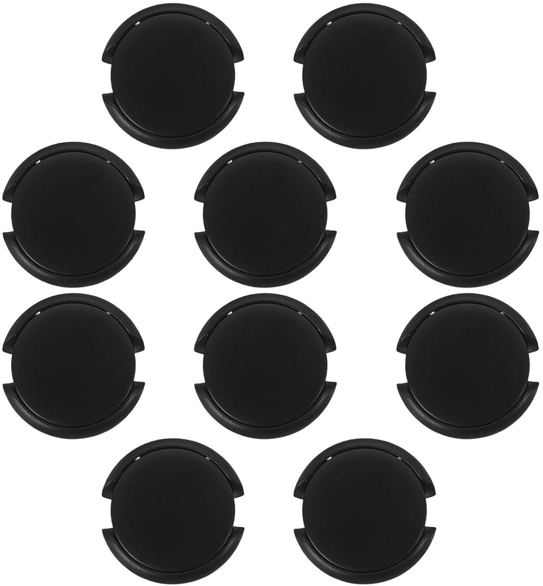 Stethoscoop Naamplaatjes - Identificatie Tags - Professionele Identificatie - Beschermhoes Inbegrepen - 10 Stuks - Zwart