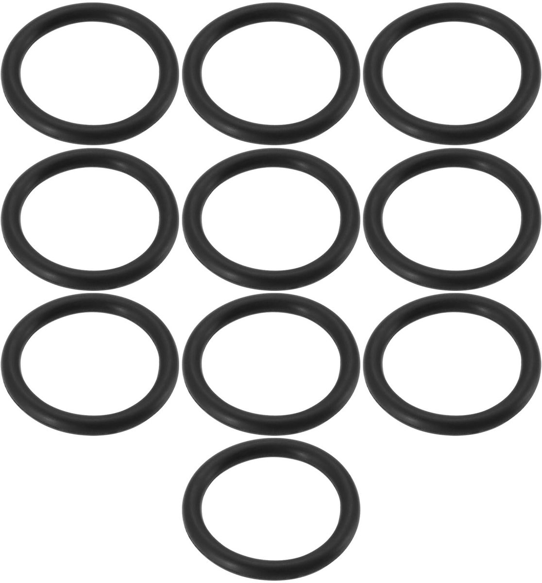 Cosensi- Afdichtingspakking 10 Stuks - O-Ringen Rubber - Buitendiameter 32mm - Dikte 3,5mm - Slijtvast - Compatibel met Bestway/Intex - O-ring