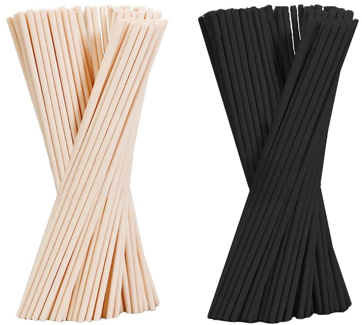 Cosensi- Diffusersticks 100 stuks - Rotanstaafjes - Geurverdeler - Kamerg geur - Poreus - Eenvoudig in gebruik - Geurstokjes