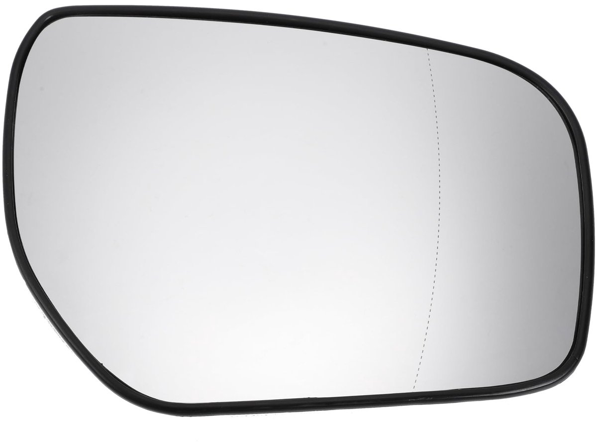 Cosensi - Auto Buitenspiegel Glas Rechts - Vervanging - Verwarmd - Wit Glas - Aspherisch - Geschikt voor Renault Koleos 2008-2011