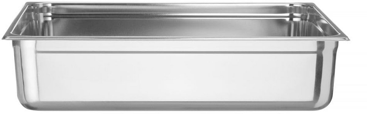 Gastronorm Container RVS 18/10 -40°C tot +300°C Stapelbaar voor Oven, Koeling & Chafing GN 2/1 43L