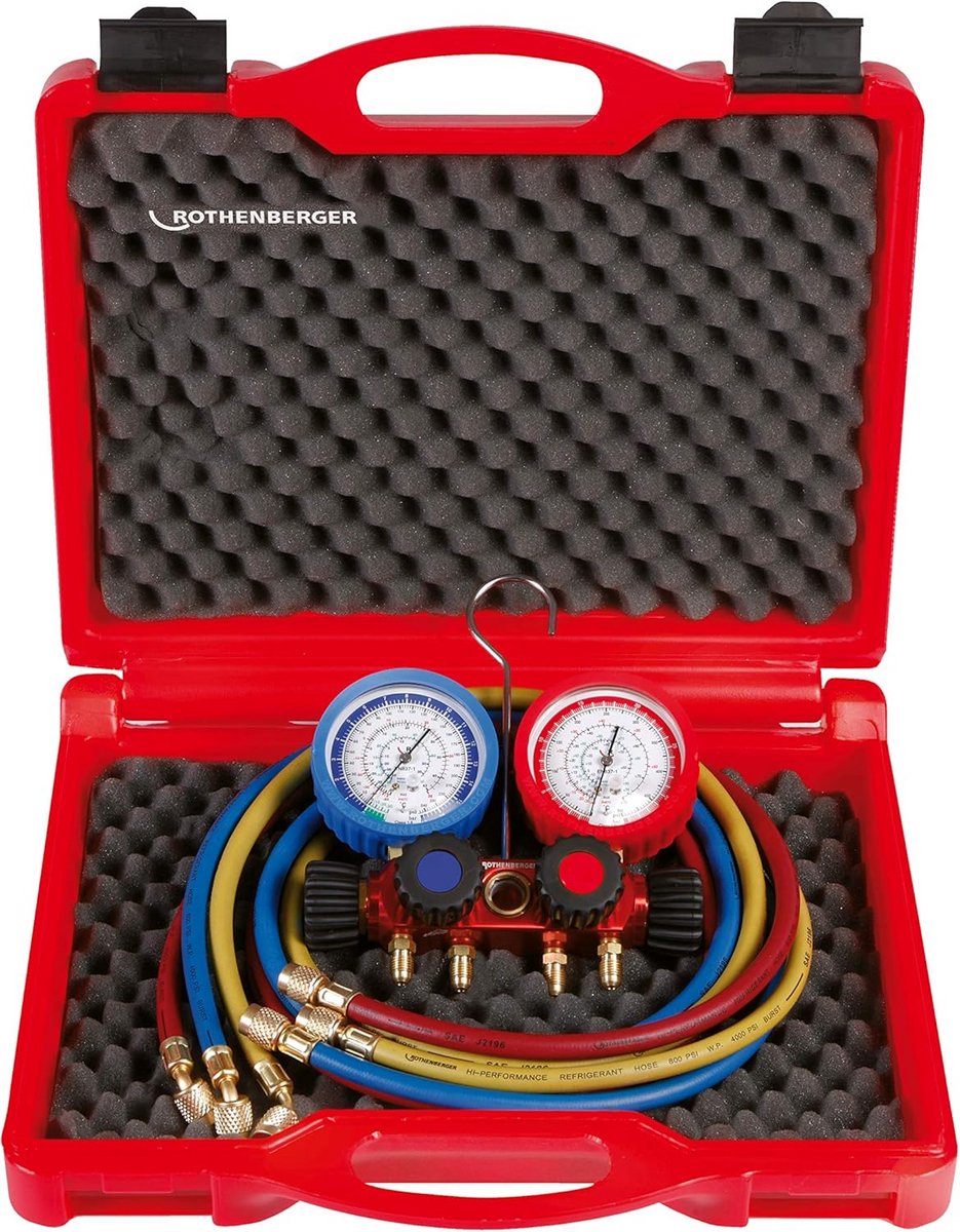 Montagegereedschap Set voor 2-Weg Systemen met Manometer