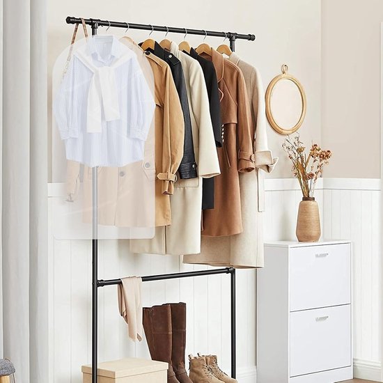 Kledingbeschermhoezen - Kledingzakken - Kast organiseren - Zelfcomprimerend - 58 x 130 cm - Transparant — afbeelding 2