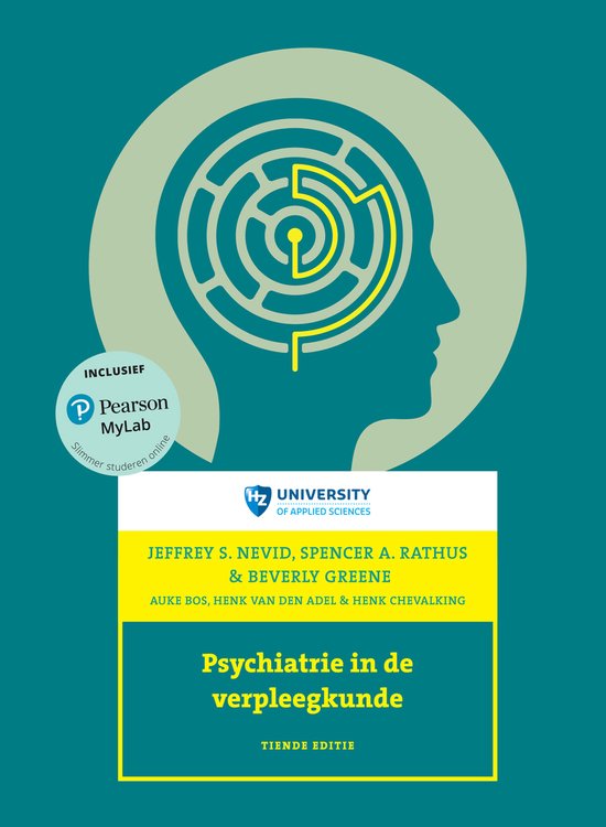 Psychiatrie in de verpleegkunde - cover