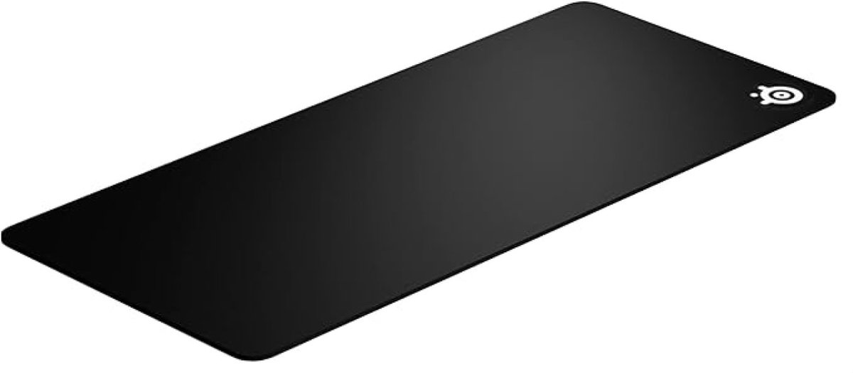 Stoffen gaming muismat XXL - 900x400 mm - Zwart