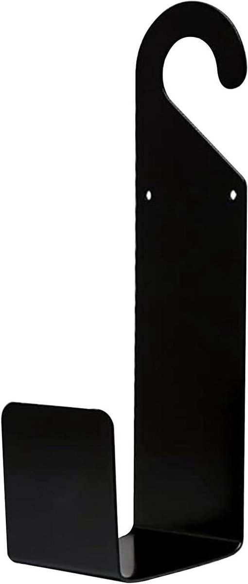 Houder Waterslang - Slang Organizer - Buiten Opbergen - Robuust Koolstofstaal - 30 x 10 x 8 cm - Zwart