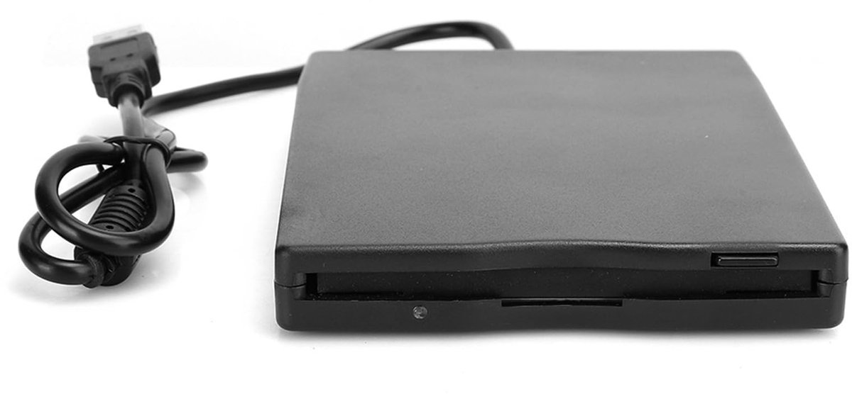 OmGoods - Dailygoody - Floppy Disk Reader - USB Floppy Disk Drive - Ultradun en Lichtgewicht - 3,5 Inch - Duurzaam en Stevig - Geschikt voor Desktop en Laptops ...