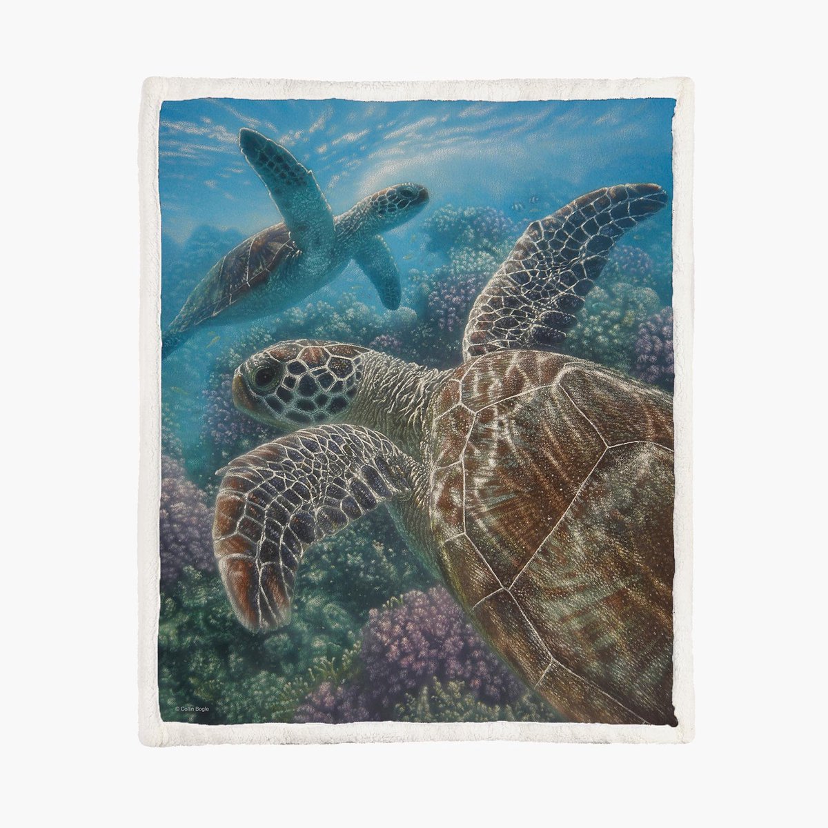 Schildpad Fleece Deken 130*150cm Turtle Bay