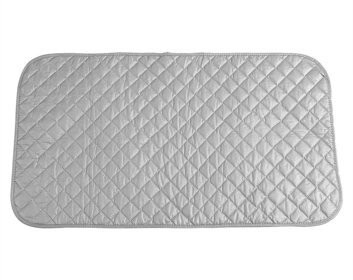 Solidchoice - Dailygoody - Opvouwbare Strijkplank - Hittebestendig - Ideaal voor Keukentafel - Zilver - Strijkkussen - Compact en Handig - Voor Thuisgebruik - Tafel...