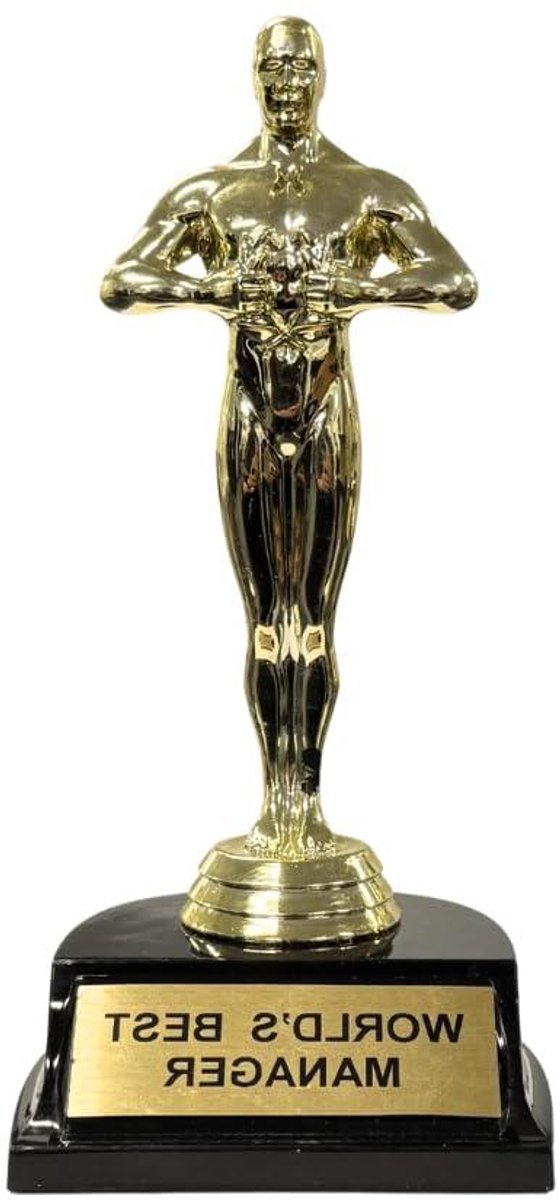 Trofee - Onderscheiding Beker - Prestatie Vieren - Standaard Model - 450 g - Goudkleurig