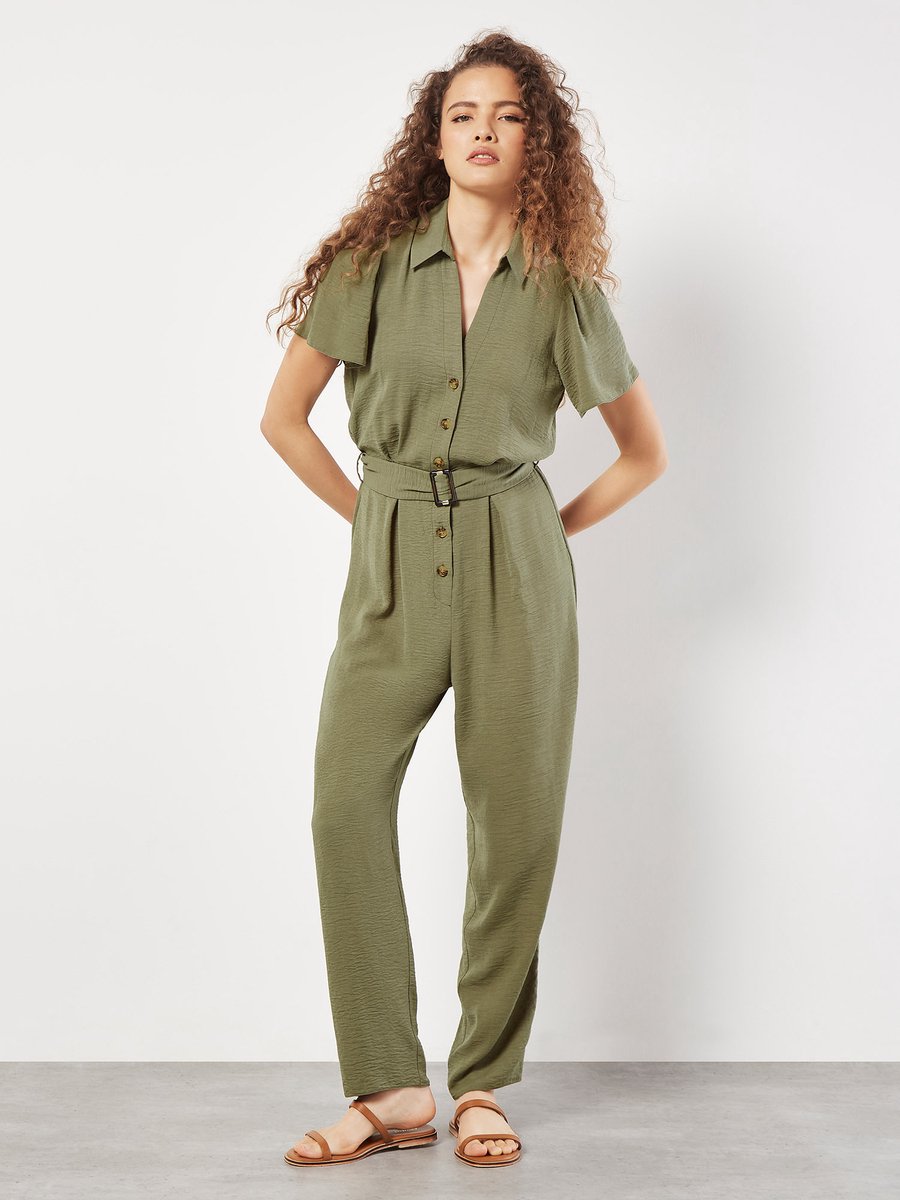 Jumpsuit met knoopsluiting