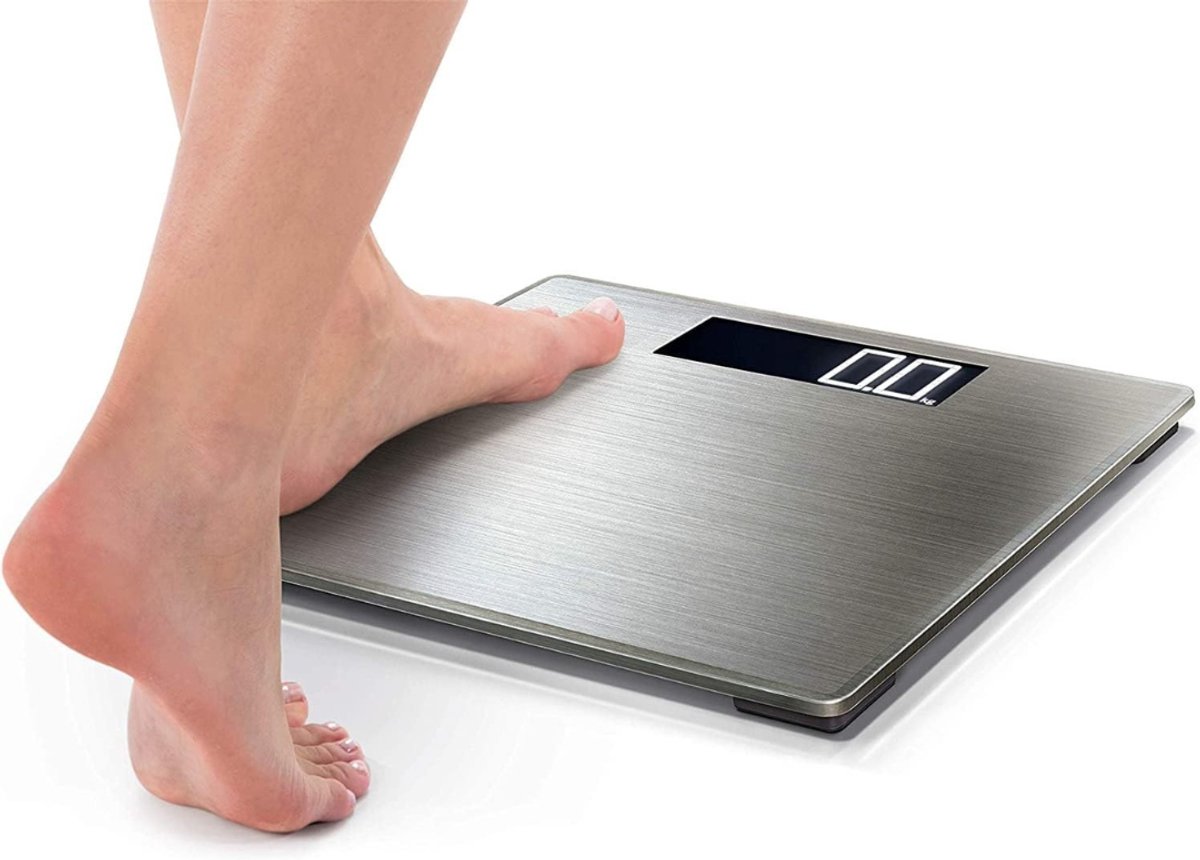 YOR® Weegschaal - Digitale Weegschaal - Digitale Weegschaal Personen - Zilver - 30cm x 35cm x 3cm; 2.6 kg