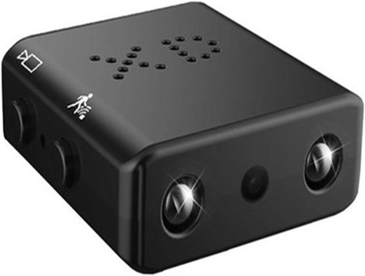 Mini Camera - Beveiligingscamera Microfoon - Thuis Beveiliging - Nachtzicht Tot 5m - 29x11x29 mm - Zwart