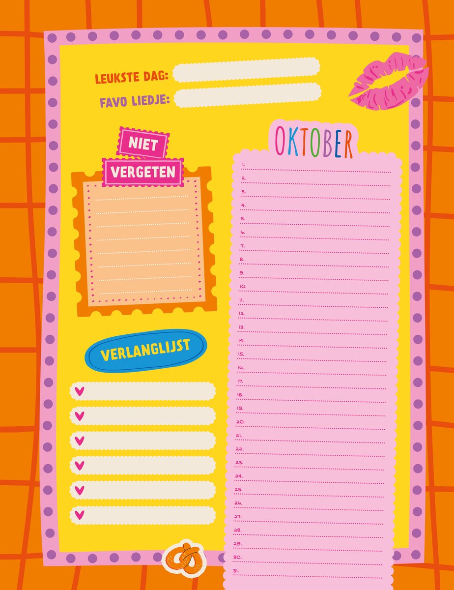 MEIDEN Schoolagenda - Schoolagenda 2026-2027 - Agenda 2026-2027 - Schoolspullen - Meisjes - Meisje - Cadeau - Kinderen - BFF - Organizer - School Spullen - Schoolagenda's - Planner - 2026 - 2027 - Knutselen Meisjes - Meisjes Speelgoed — cadeau in Kalenders & Planners - foto 5