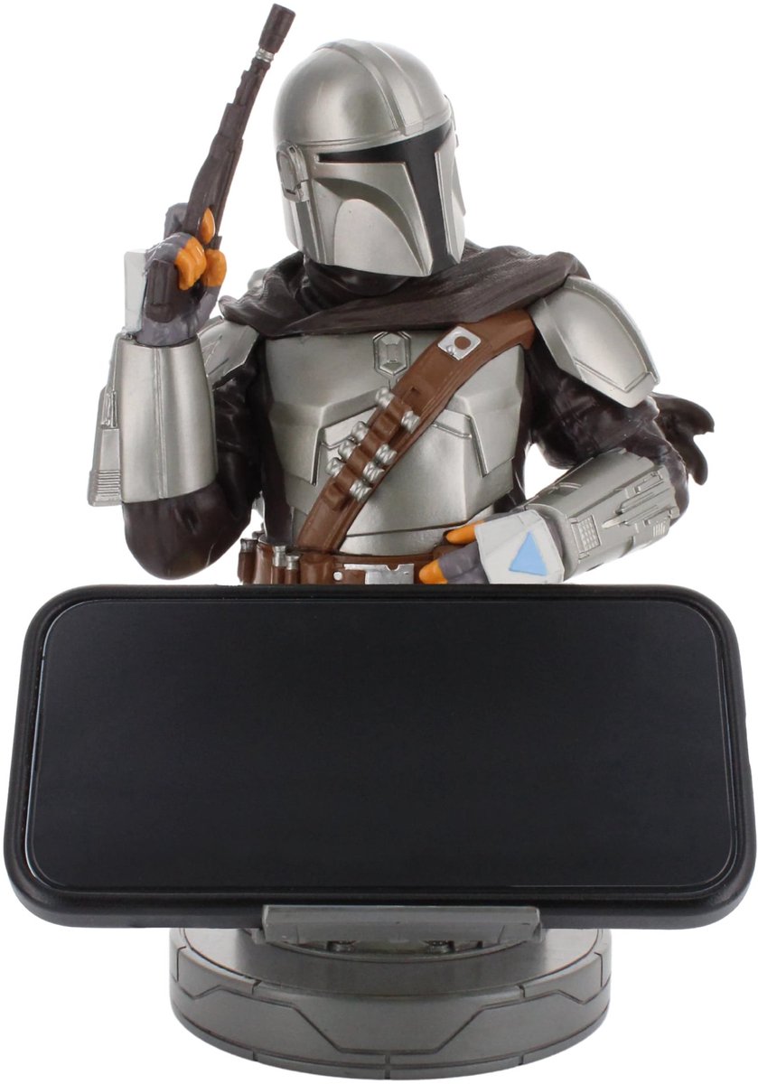 Star Wars - Mandalorian bounty hunter - figurine standaard voor telefoon | controller | oplaadcase (Cable Guys R.E.S.T.) — afbeelding 16