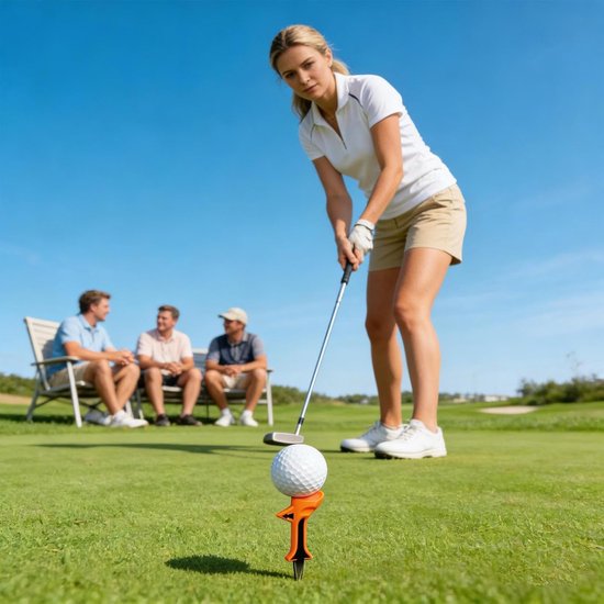 Golf Tees - Golfballhouders - Golfspel Verbeteren - Geoptimaliseerde Hoekkop - 10 stuks - Uniek van GOLF — afbeelding 2