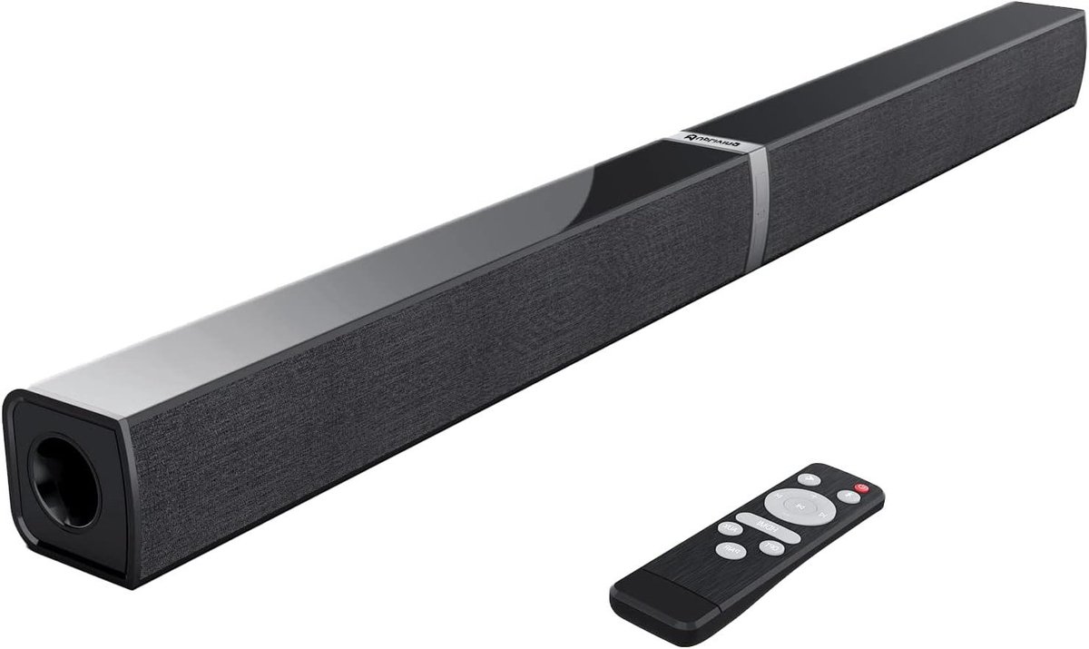 Verstelbare Soundbar - TV Speaker Set - Thuisbioscoop Ervaring - Splitsbaar in 2 delen - 10 Meter Bereik - Zwart