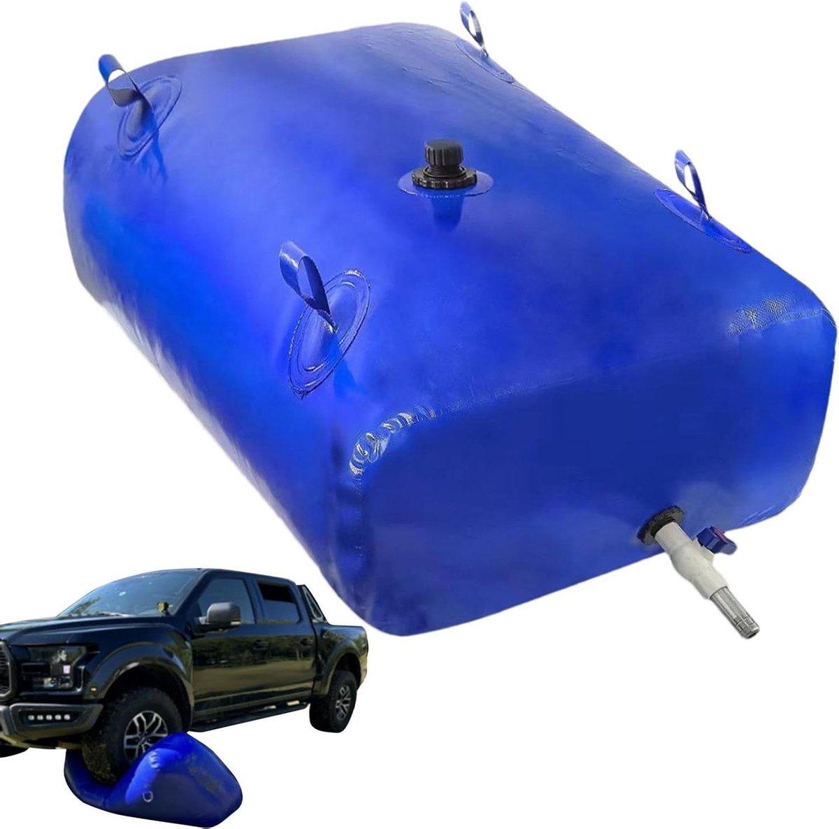 Draagbare watertank - Watercontainer zak - Buitenactiviteiten opslag - Voedselveilig materiaal - 100 liter capaciteit - A
