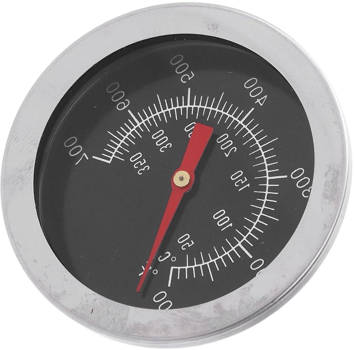Oventhermometer Roestvrijstaal - Keukenthermometer Grillthermometer - Nauwkeurig Koken - Grote Wijzerplaat - 100-700℉ - Zilver