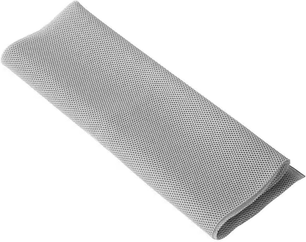 Luidsprekerdoek - Speakerstof Gaas - Bescherming Geluid - Stofdicht Polyester - 14 x 05 m - Grijs