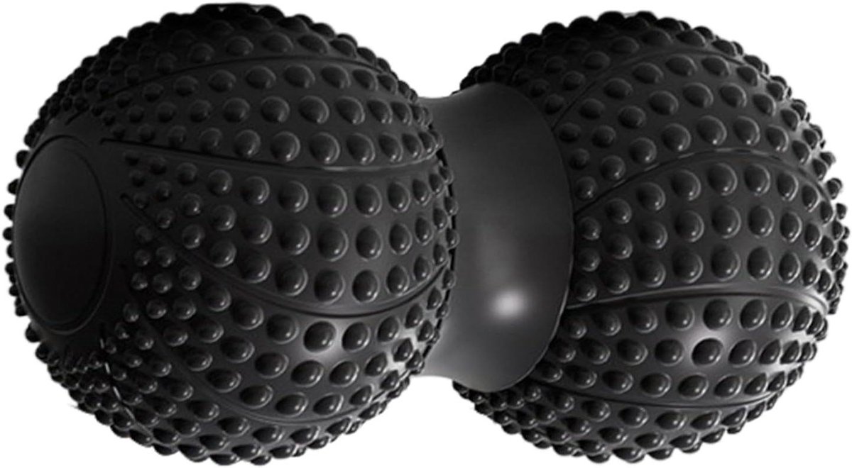 Massagebal - Spierroller - Spierontspanning - Niet-rollend ontwerp - 13 cm - Zwart