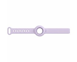 Premium Siliconen Armband geschikt voor Apple AirTag voor Kinderen – Paars – AirTag-sleutelhanger Hoesje Kind – Polsband GPS Horloge Kind – Tracker Houder Armband – Trackers Band – Kinder Horloge – Peuter – Polsband GPS Horloge Senioren – DELAGO