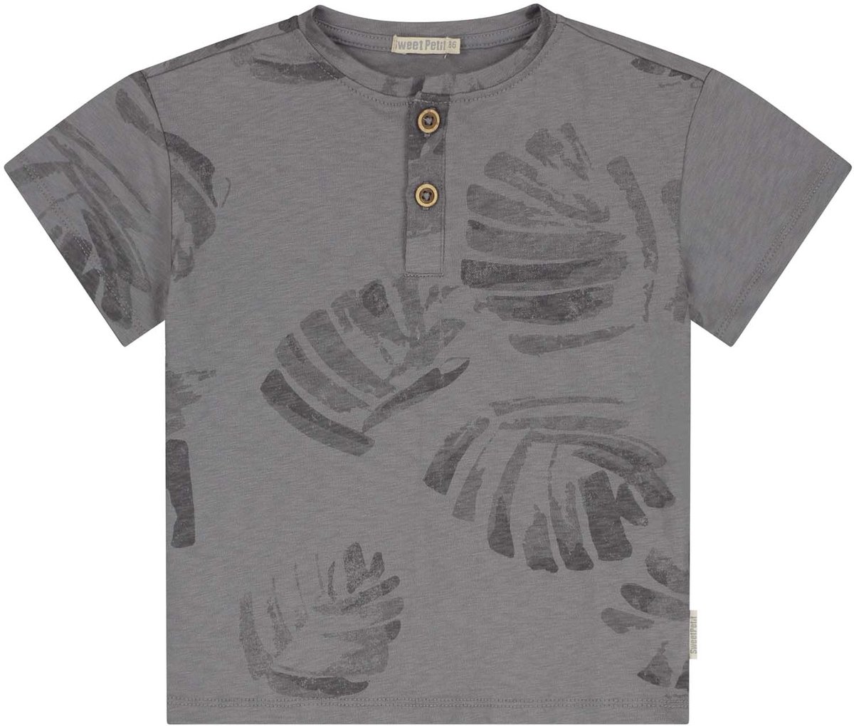 Sweet Petit baby shirt - Jongens - Grijs - Maat 80