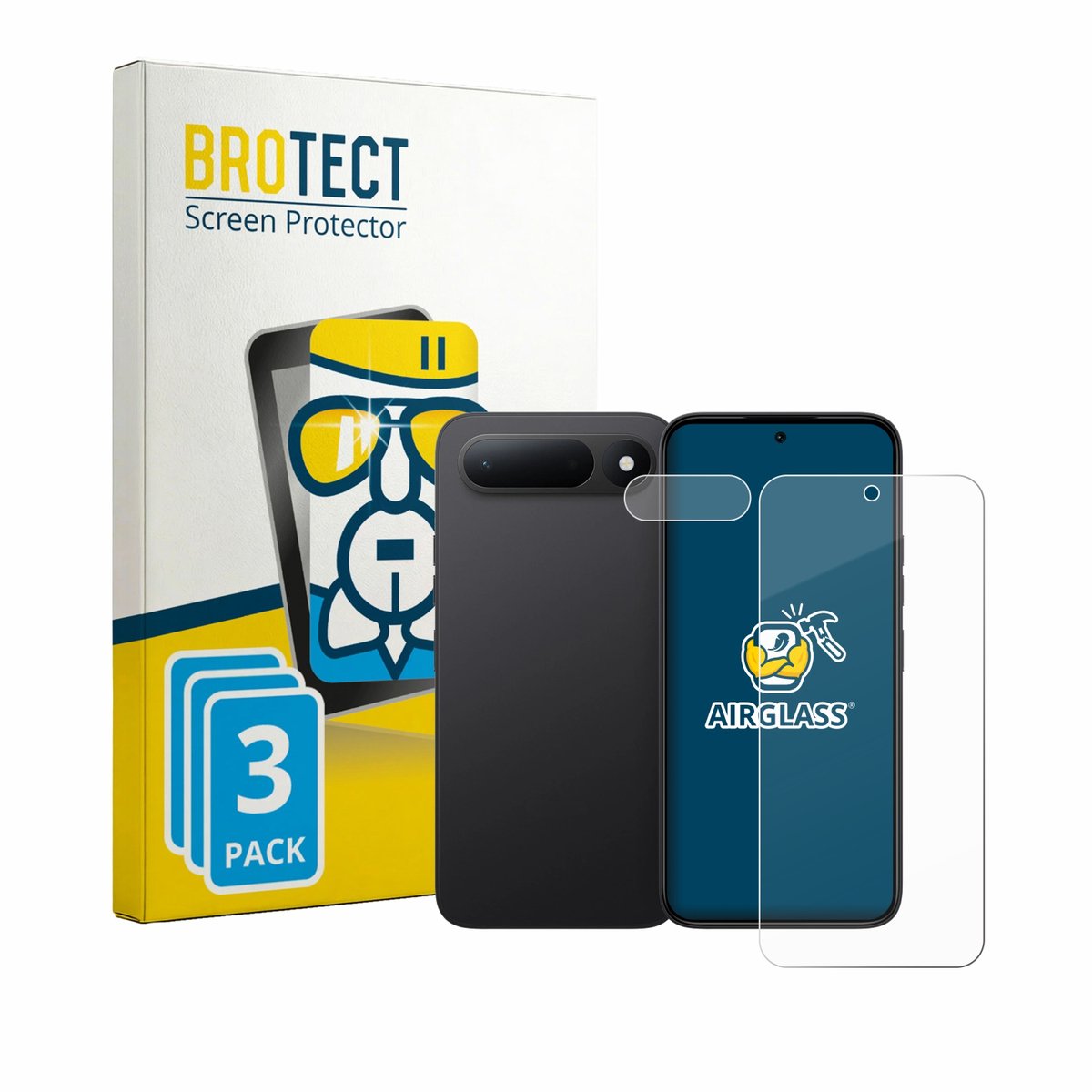 Screenprotector 3 Stuks voor Tecno Spark 50 5G (Voor+Camera) Beschermglas transparant