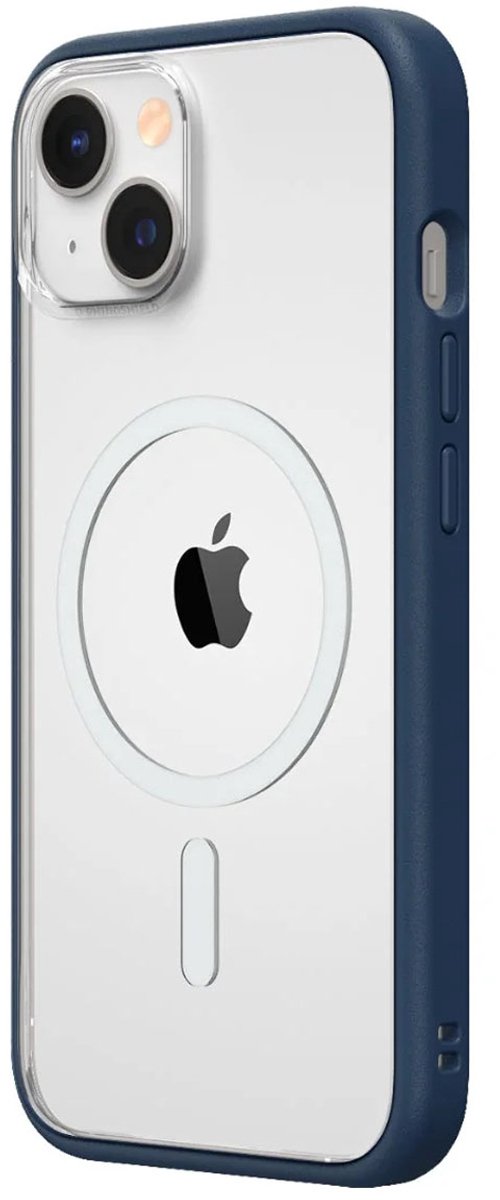 Rhinoshield, Magsafe hoesje Geschikt voor Apple iPhone 14 Plus Modular MOD NX(TM), Blauw