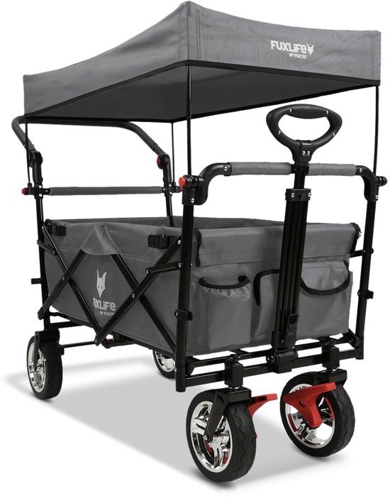 FUXTEC Bolderkar CT-700 - opvouwbaar - grijs van FUXTEC — afbeelding 4