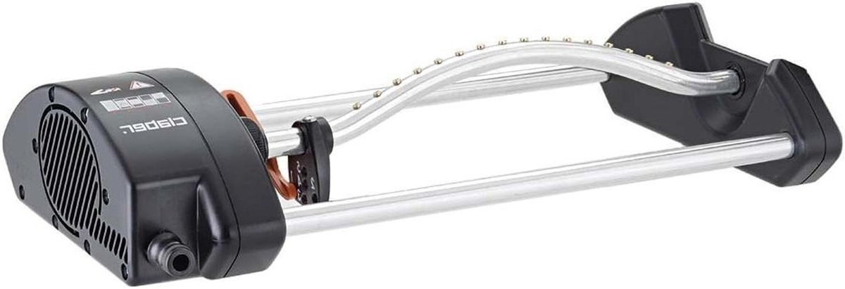 Vierkante Sproeier - Gazon Besproeier - Gazon Onderhoud - 16 Gat Aluminium - 16.8 cm - Zwart