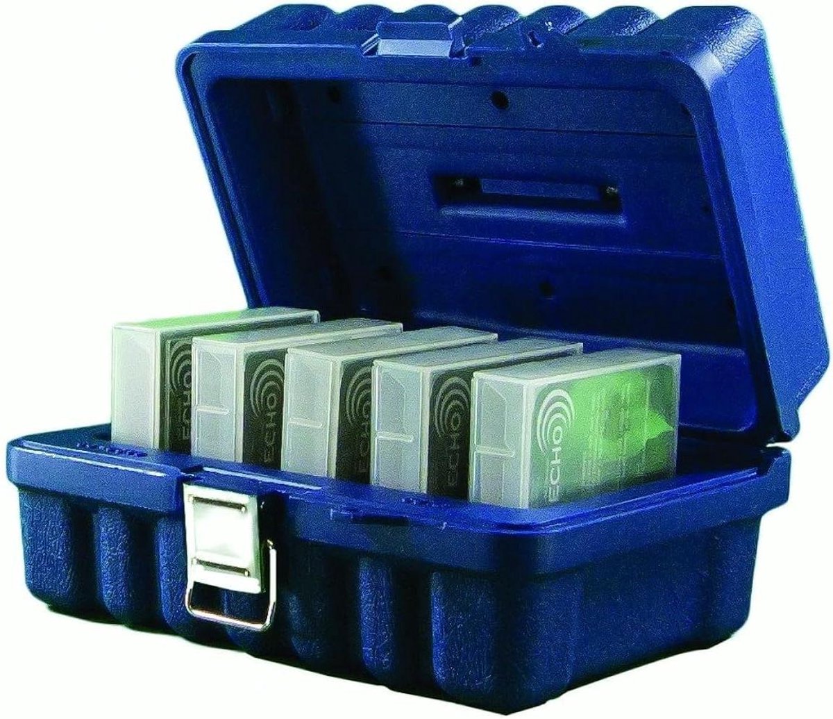 Opbergbox Koffer - Klassieke Box - Veilig Opbergen - Afsluitbaar - 28.5 cm - Blauw