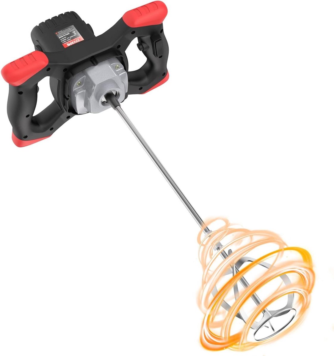 Mortelmixer - Roerder Mixer - Mengen van Materiaal - Elektrische Aandrijving - 4.17 kg - Zwart