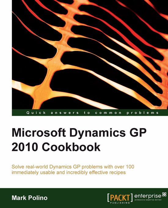 Microsoft Dynamics GP 2010 Cookbook - cover