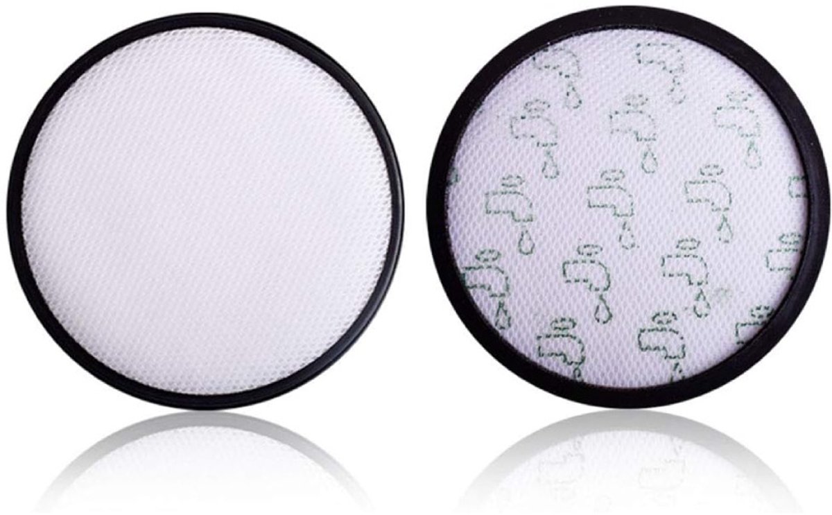 2 stuks filters - 2 ronde filterelementen - compatibel met Rowenta Cyclonic X-Trem Power stofzuiger (RO69 XX)